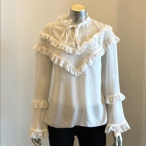 NWT KEEPSAKE The LABEL Ruffle Blouse.
